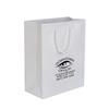 IMPRINTED WHITE Medium Paper Bag 8 W x 4 D x 10" H (100/box | Minimum order - 5 boxes)